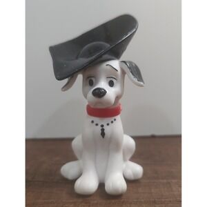 101 DALMATIANS PUPPY WITH CRUELLA DEVILLE'S HAT McDONALDS HAPPY MEAL Toy B19